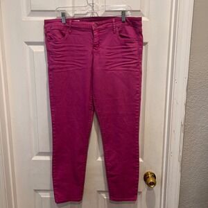 Gap 1969 Always Skinny Jeans Women's Size 32/14R‎ Pink Denim Pants